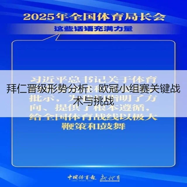 拜仁晋级形势分析：欧冠小组赛关键战术与挑战